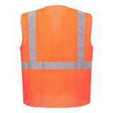Portwest UC491 Economy Hi - Vis Mesh Vest with Hook & Loop Closure - Gorvex.com