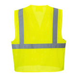 Portwest UC492 Series Hi Vis Economy Mesh Vest with Internal Pockets - Gorvex.com