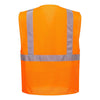 Portwest UC495 Economy Hi - Vis Mesh Vest with Zipper Closure - Gorvex.com