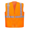 Portwest UC495 Economy Hi - Vis Mesh Vest with Zipper Closure - Gorvex.com