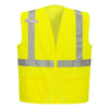 Portwest UC495 Economy Hi - Vis Mesh Vest with Zipper Closure - Gorvex.com