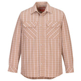Portwest UFR97 Bizflame 88/12 FR Plaid Shirt with Stud Front Opening - Gorvex.com