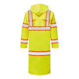 Portwest UH405 Hi - Vis 48" Rain Coat with Reflective Tape - Gorvex.com