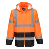 Portwest UH443 Hi Vis Classic Rain Jacket with Contrast Panel - Gorvex.com