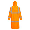 Portwest UH445 Hi Vis Classic Rain Coat 48" with Elastic Storm Cuff - Gorvex.com