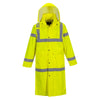 Portwest UH445 Hi Vis Classic Rain Coat 48" with Elastic Storm Cuff - Gorvex.com