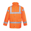 Portwest URT30 Hi Vis Traffic Jacket with Zip and Snap Closure - Gorvex.com