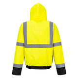 Portwest US363 Series Hi Vis Two - Tone Bomber Jacket with Ribbed Cuffs - Gorvex.com