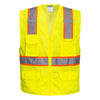 Portwest US374 Orlando Hi Vis Contrast Cooling Mesh Vest + 6 Pockets - Gorvex.com