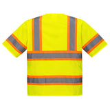 Portwest US382 Kobuk Hi Vis Yellow 5 - Point Breakaway Mesh Vest - Gorvex.com