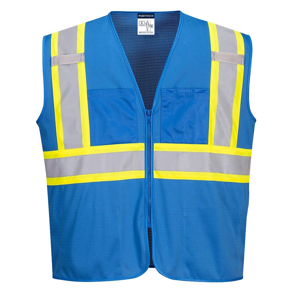 Portwest US391 Iona Xtra Hi Vis Mesh Vest with Contrasting Tape - Gorvex.com