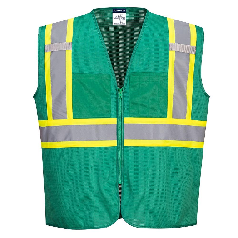 Portwest US391 Iona Xtra Hi Vis Mesh Vest with Contrasting Tape - Gorvex.com