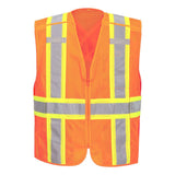 Portwest US393 Hi - Vis Mesh X Back Expandable Breakaway Vest - Gorvex.com