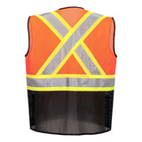 Portwest US395 Frisco Hi - Vis Two - Tone Executive Vest with X Back - Gorvex.com