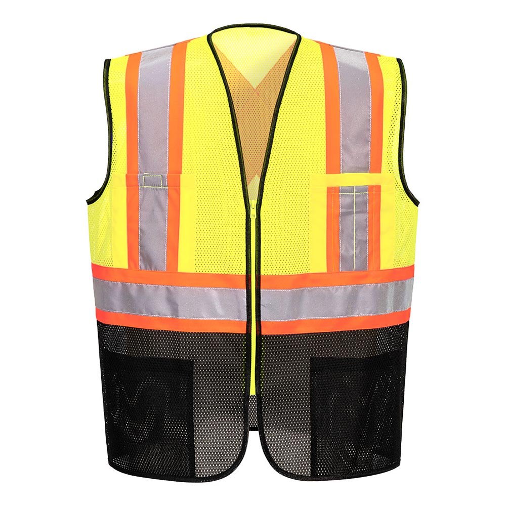 Portwest US395 Frisco Hi - Vis Two - Tone Executive Vest with X Back - Gorvex.com