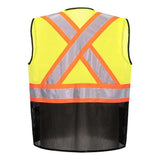 Portwest US395 Frisco Hi - Vis Two - Tone Executive Vest with X Back - Gorvex.com