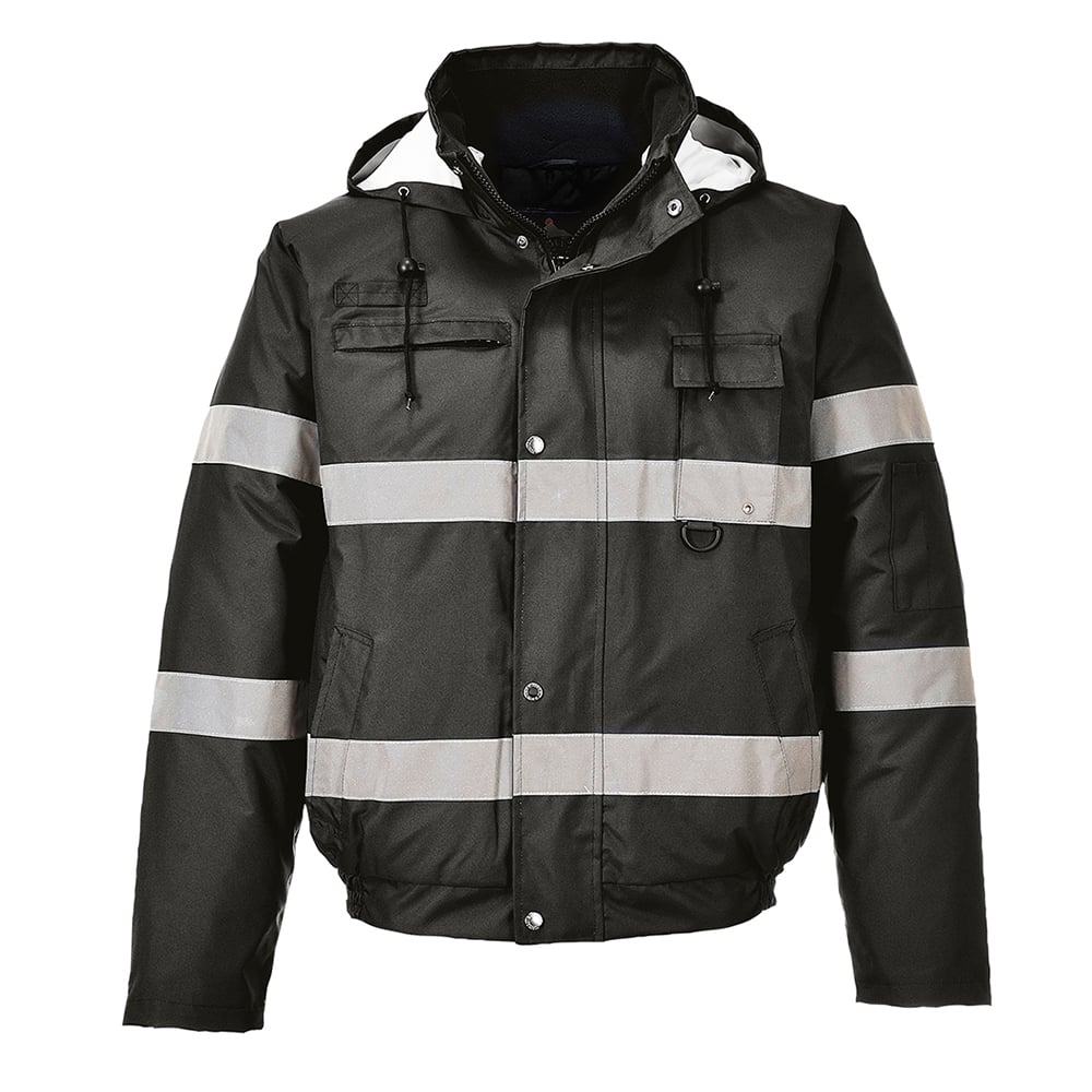 Portwest US434 Iona Lite Waterproof Bomber Jacket with Reflective Tape - Gorvex.com