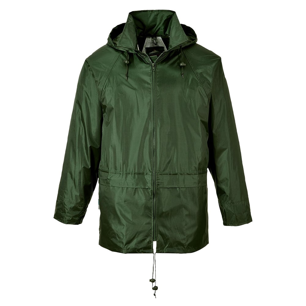 Portwest US440 Classic Lightweight Rain Jacket with Hood - Gorvex.com