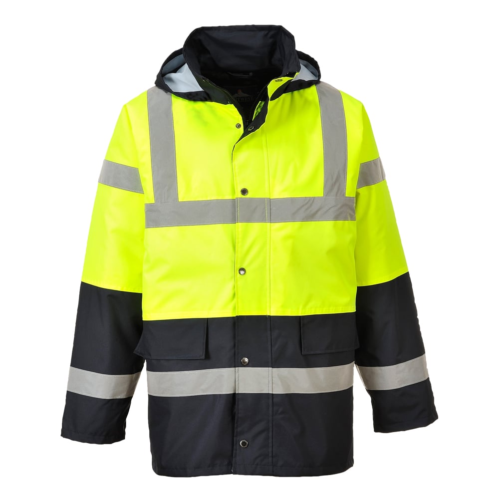 Portwest US466 Series Hi Vis Contrast Traffic Jacket with Quilt Lining - Gorvex.com