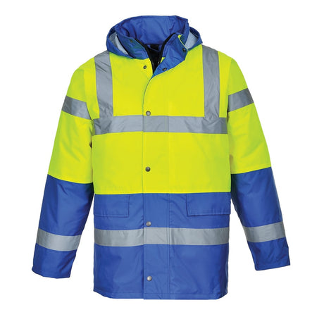 Portwest US466 Series Hi Vis Contrast Traffic Jacket with Quilt Lining - Gorvex.com