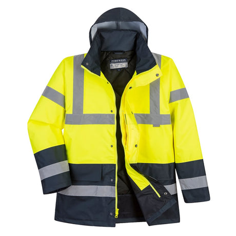 Portwest US466 Series Hi Vis Contrast Traffic Jacket with Quilt Lining - Gorvex.com