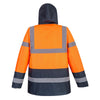 Portwest US467 Hi Vis Two Tone Traffic Jacket with Packaway Hood - Gorvex.com