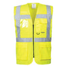 Portwest US476 Series Hi Vis Berlin Executive Solid Vest with D - Ring - Gorvex.com