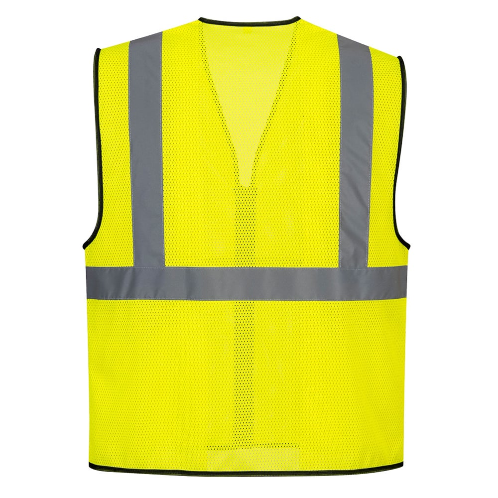 Portwest US580 Hi Vis Alabama Cooling Mesh Vest with Zipper Closure - Gorvex.com