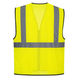 Portwest US580 Hi Vis Alabama Cooling Mesh Vest with Zipper Closure - Gorvex.com