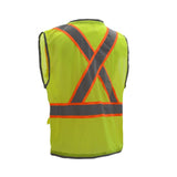 Hi-Vis Safety Vest with X Back