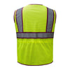 Two-Tone Mesh Ladies' Safety Vest with Adjustable Waist