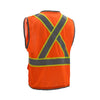 Hi-Vis Safety Vest with X Back