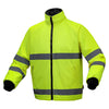 Nylon Waterproof Fleece Parka with Reflective Tape