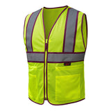 Two-Tone Mesh Ladies' Safety Vest with Adjustable Waist