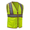 Two-Tone Mesh Ladies' Safety Vest with Adjustable Waist