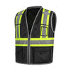 Hype-Lite X-Back Contrast Class 2 Safety Vest with Plastic ID Pocket