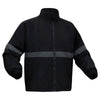 Nylon Waterproof Fleece Parka with Reflective Tape