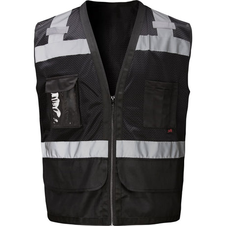 Premium Heavy Duty Surveyor Safety Vest With 6 Pockets - Gorvex.com