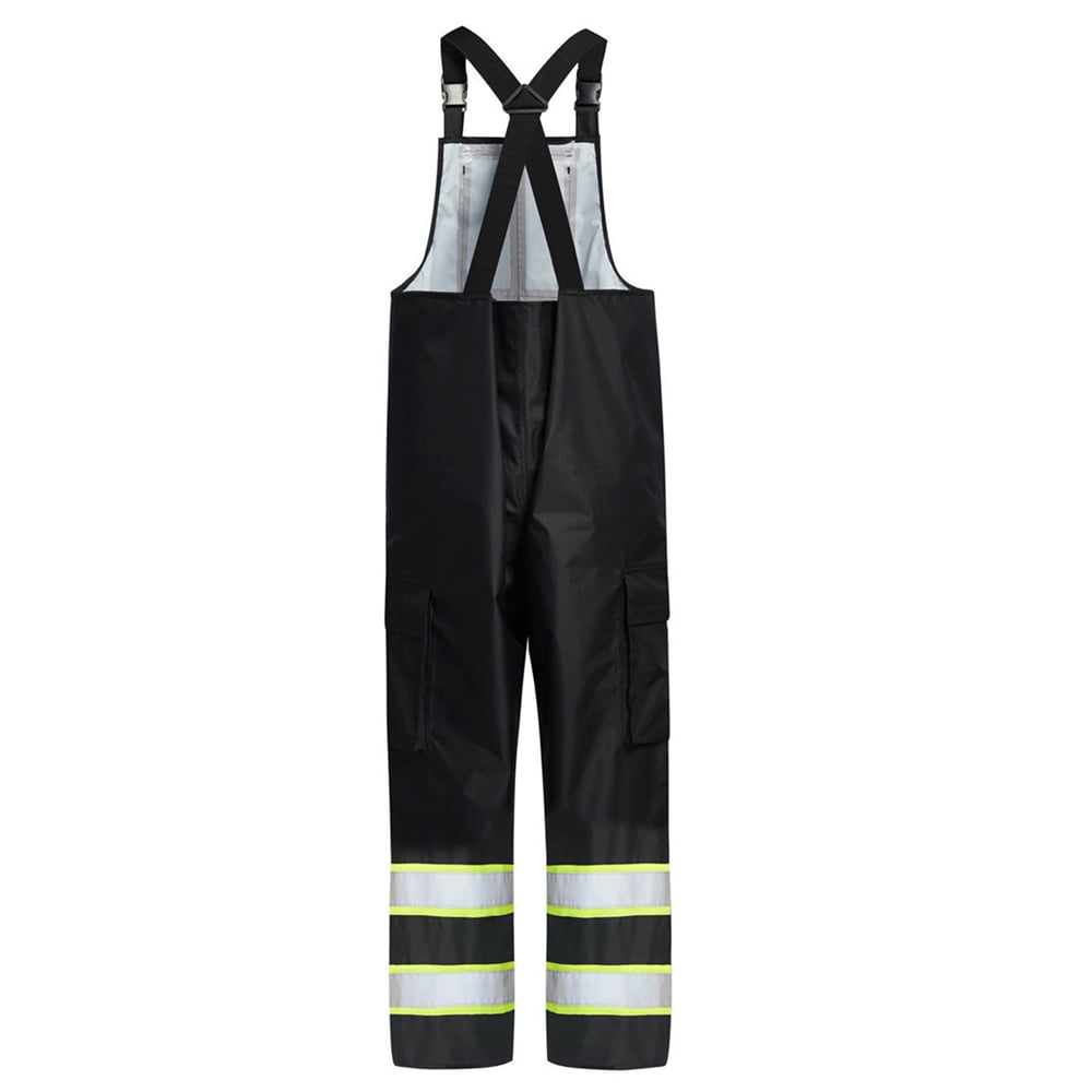 Premium Rain Bib Pants with Cargo Pockets, Non - ANSI - Gorvex.com