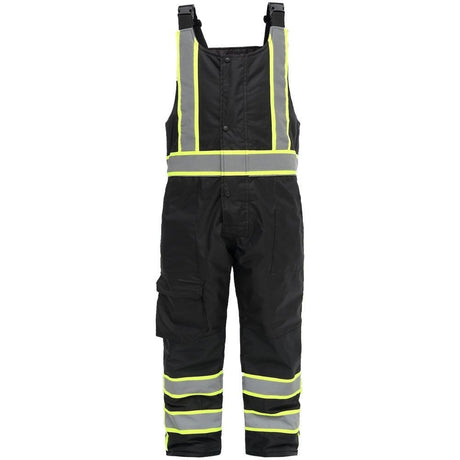 Premium Two - Tone Hi - Vis Winter Bib with Quilted Lining, Class E - Gorvex.com