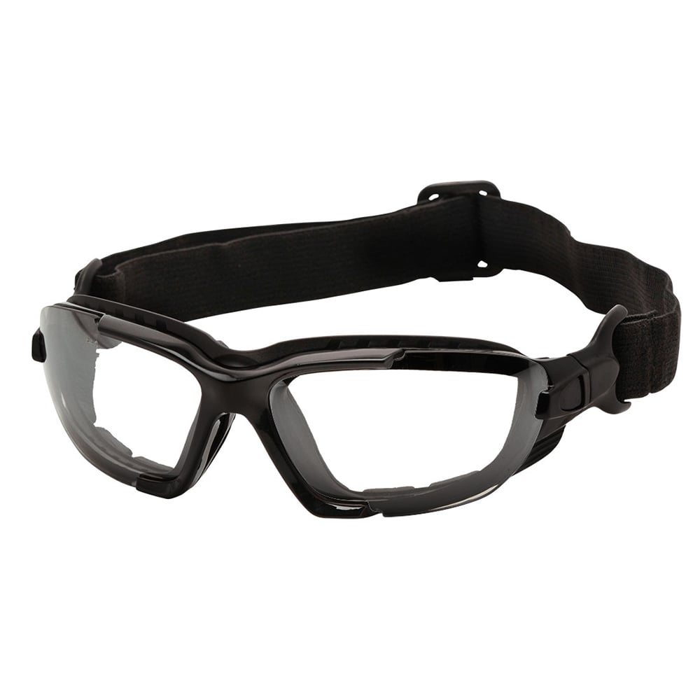 Portwest PW11 Levo Safety Glasses with Back Foam, 1 pair