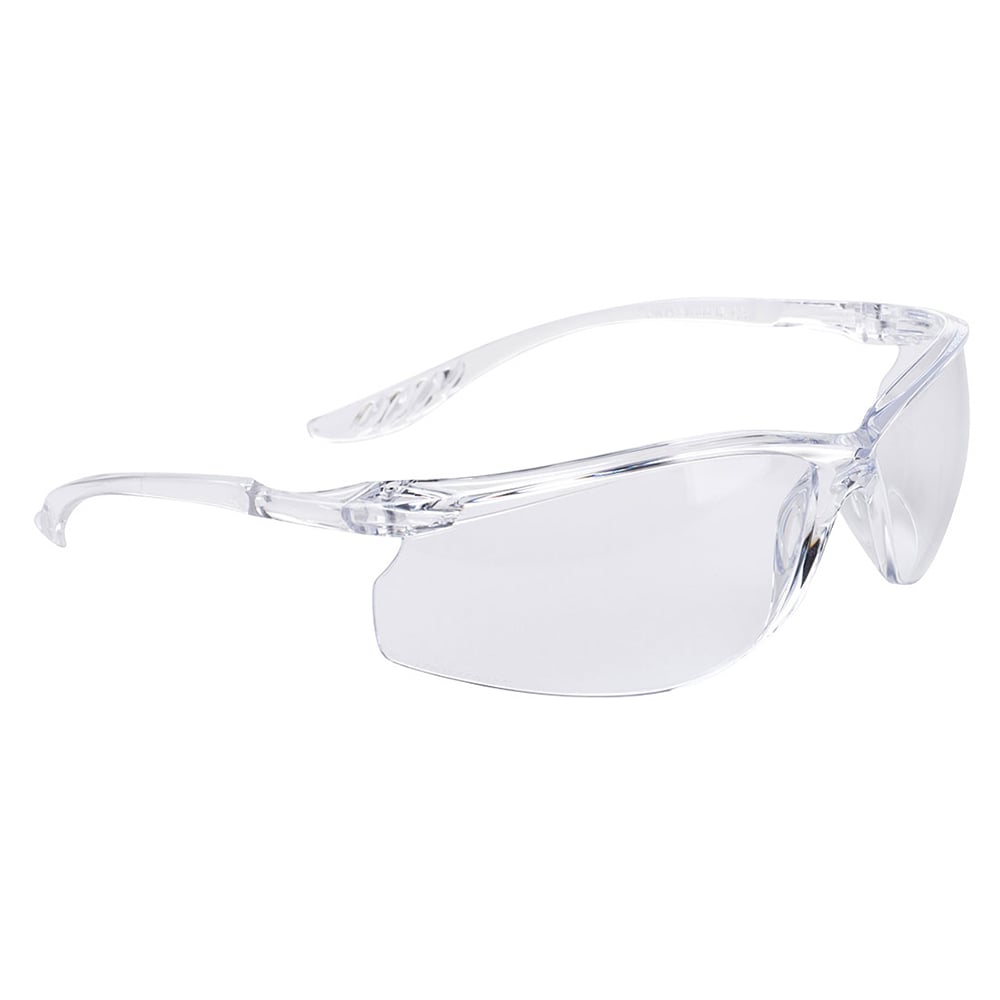 Portwest PW14 Lite Anti Fog Safety Glasses with Slim Side Arms, 1 pair