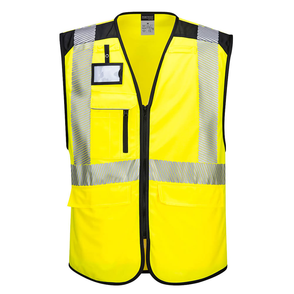 Portwest PW309 PW3 Hi-Vis Executive Vest with Segmented Tape