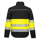 Portwest PW375 PW3 Hi-Vis 3 Layer Softshell Jacket with Segmented Tape