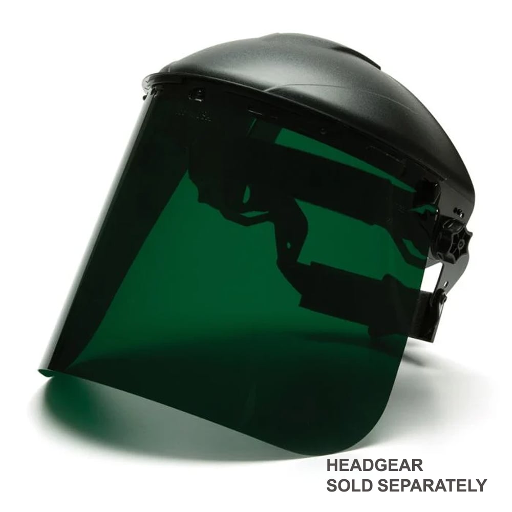 Pyramex Dark Green Polyethylene Face Shield S1035