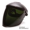 Pyramex Dark Green Tapered Face Shield S1150