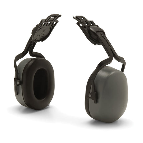 Pyramex CM601 Gray Cap Mounted Earmuffs, NRR 27 - Gorvex.com