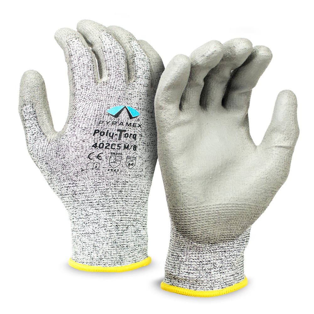 Pyramex Cut - Resistant, Poly - Torq Series Gloves, GL402C5 Series, 1 pair - Gorvex.com