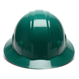 Pyramex Full Brim Hard Hat, 6 Pt Ratchet Suspension - Gorvex.com