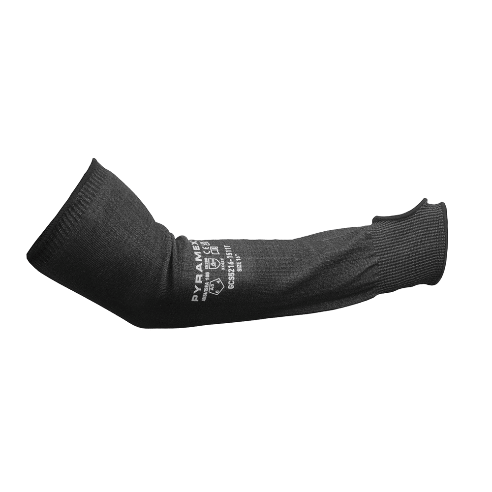 Pyramex GCS52 HPPE A5 Cut 16" Sleeve with Elastic Cuff & Thumbhole - Gorvex.com